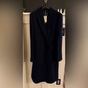 NWT Mango Double Breasted Wool Coat